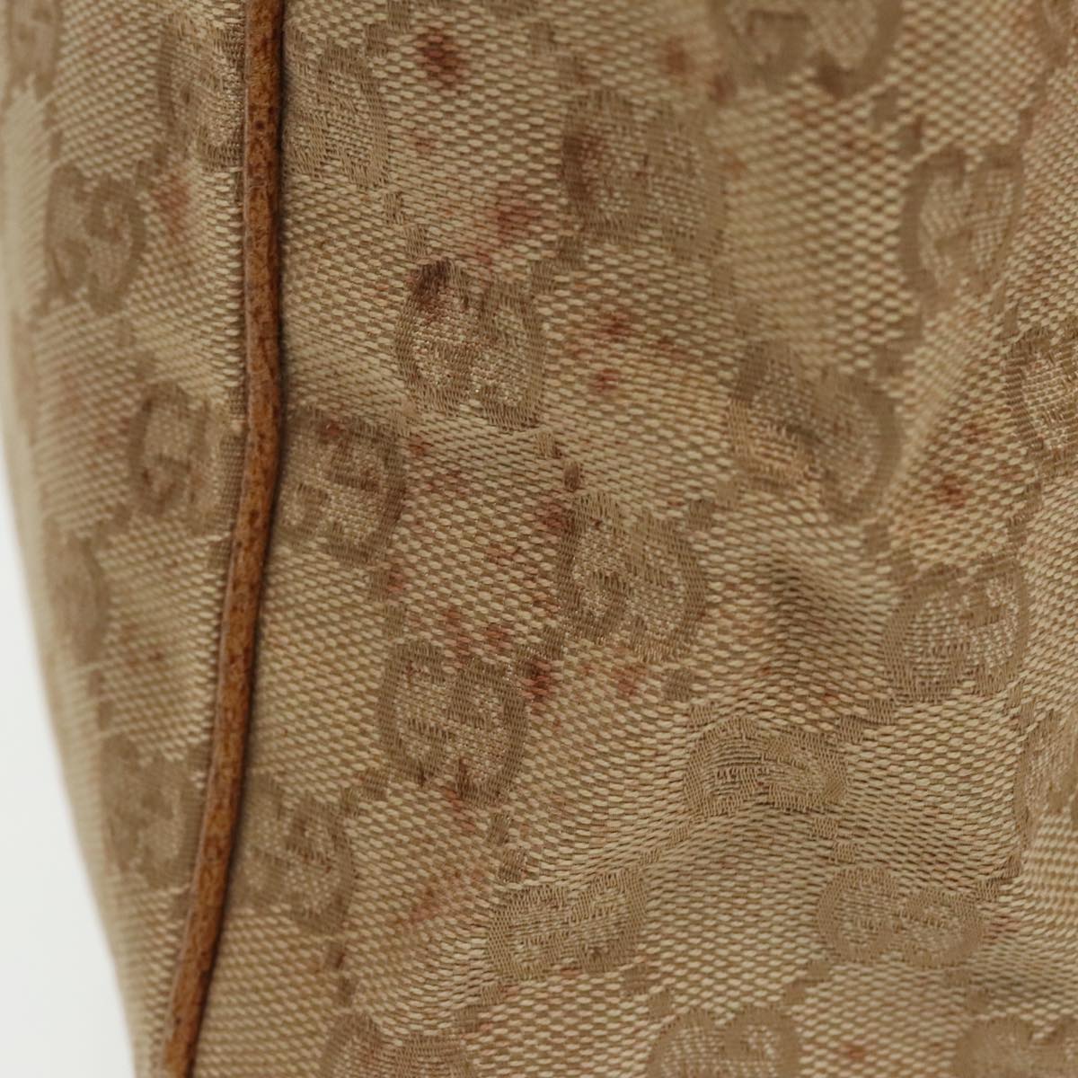 Gucci -- Brown Canvas Handbag ()