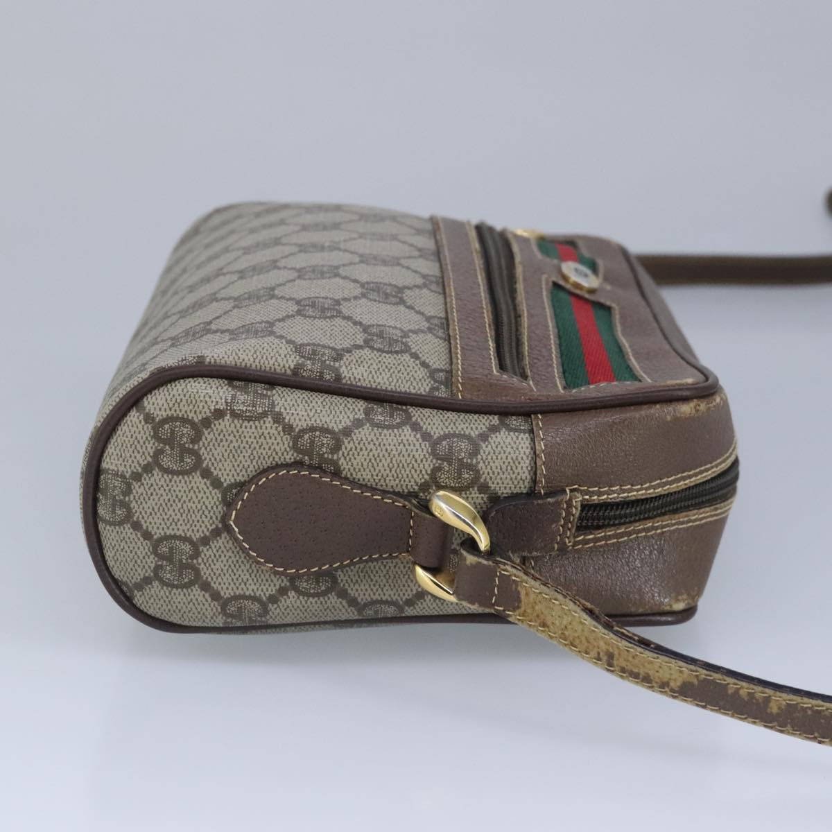 Gucci Beige Canvas Shoulder Bag ()