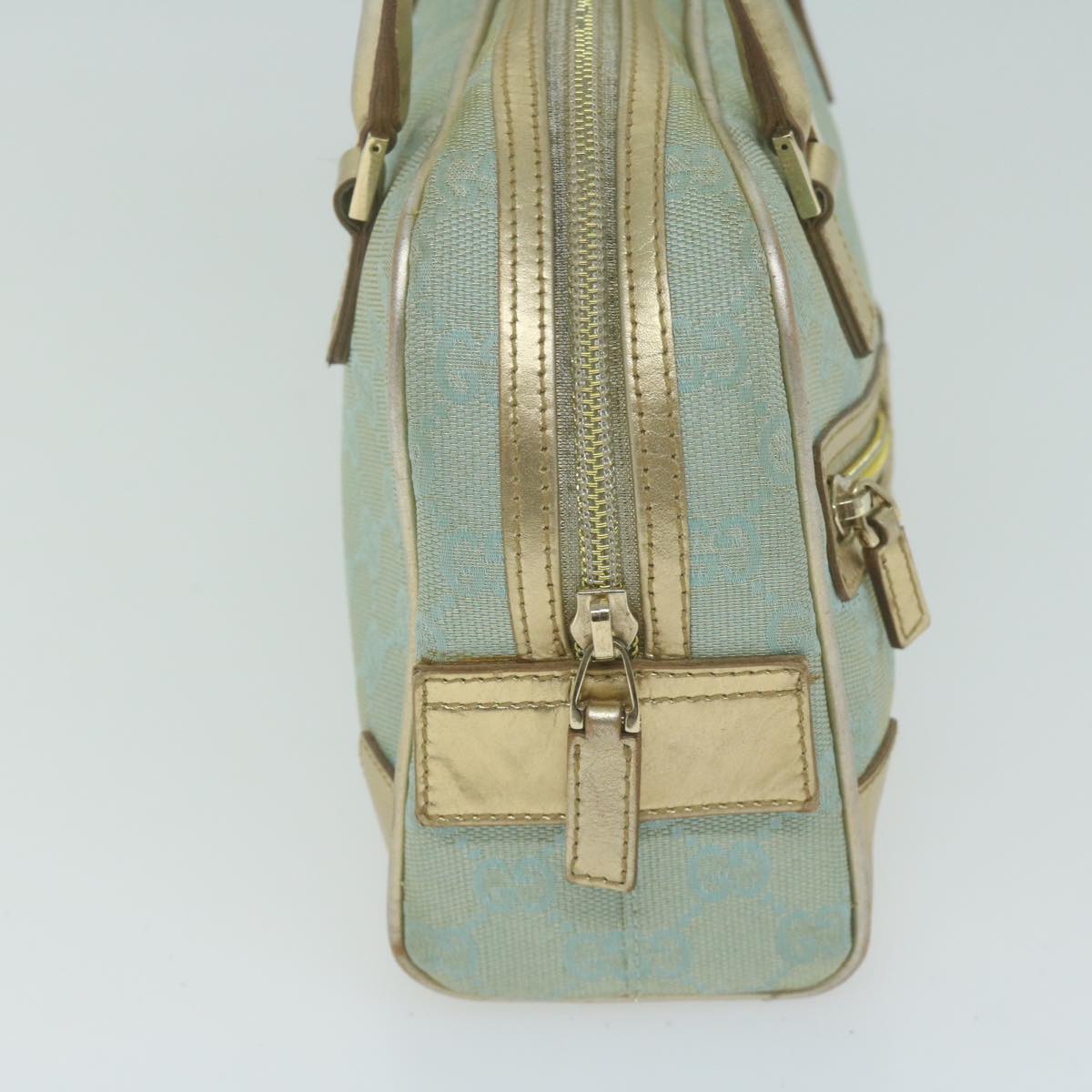 Gucci Gg Canvas Blue Canvas Handbag ()