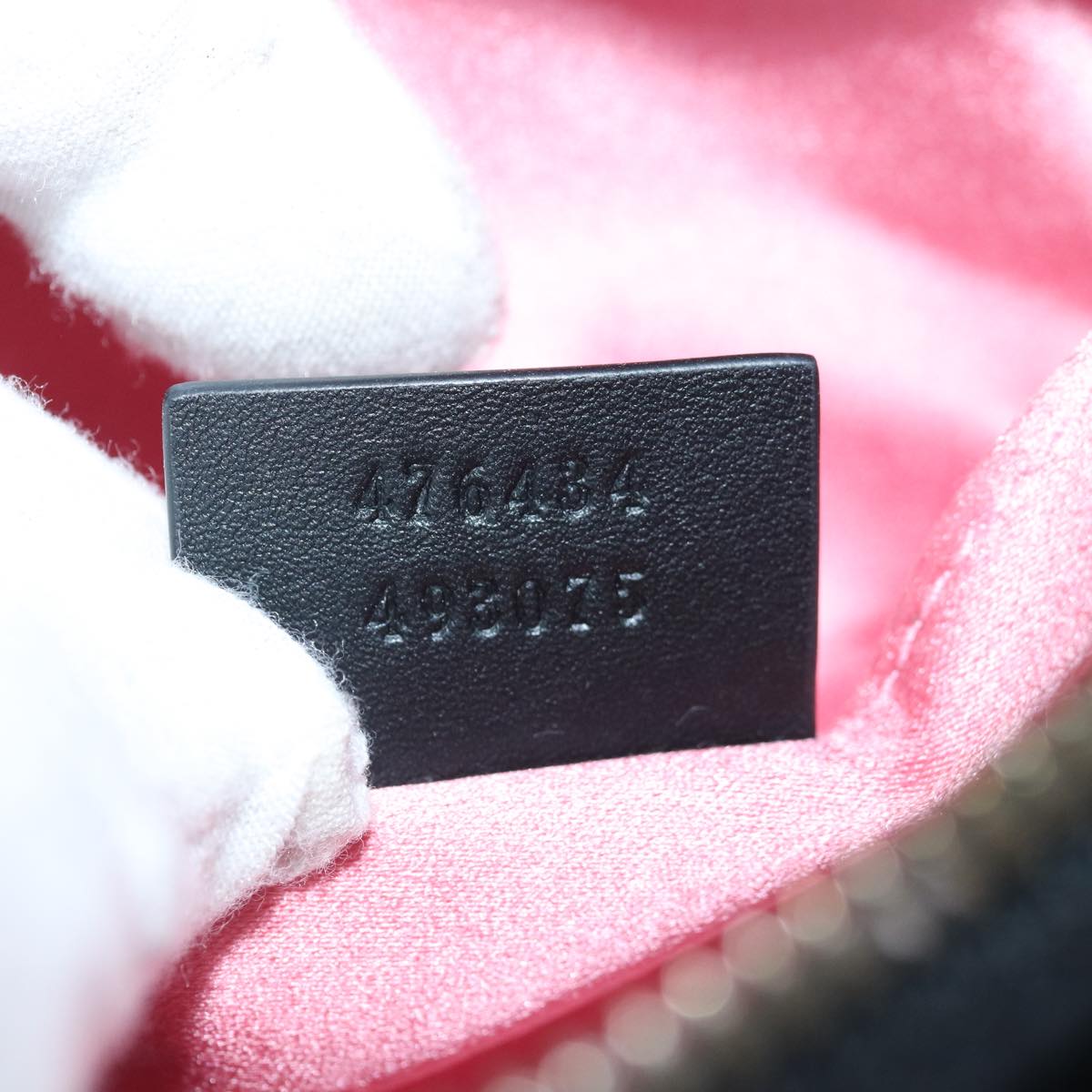 Gucci Gg Marmont Black Velvet Clutch Bag ()