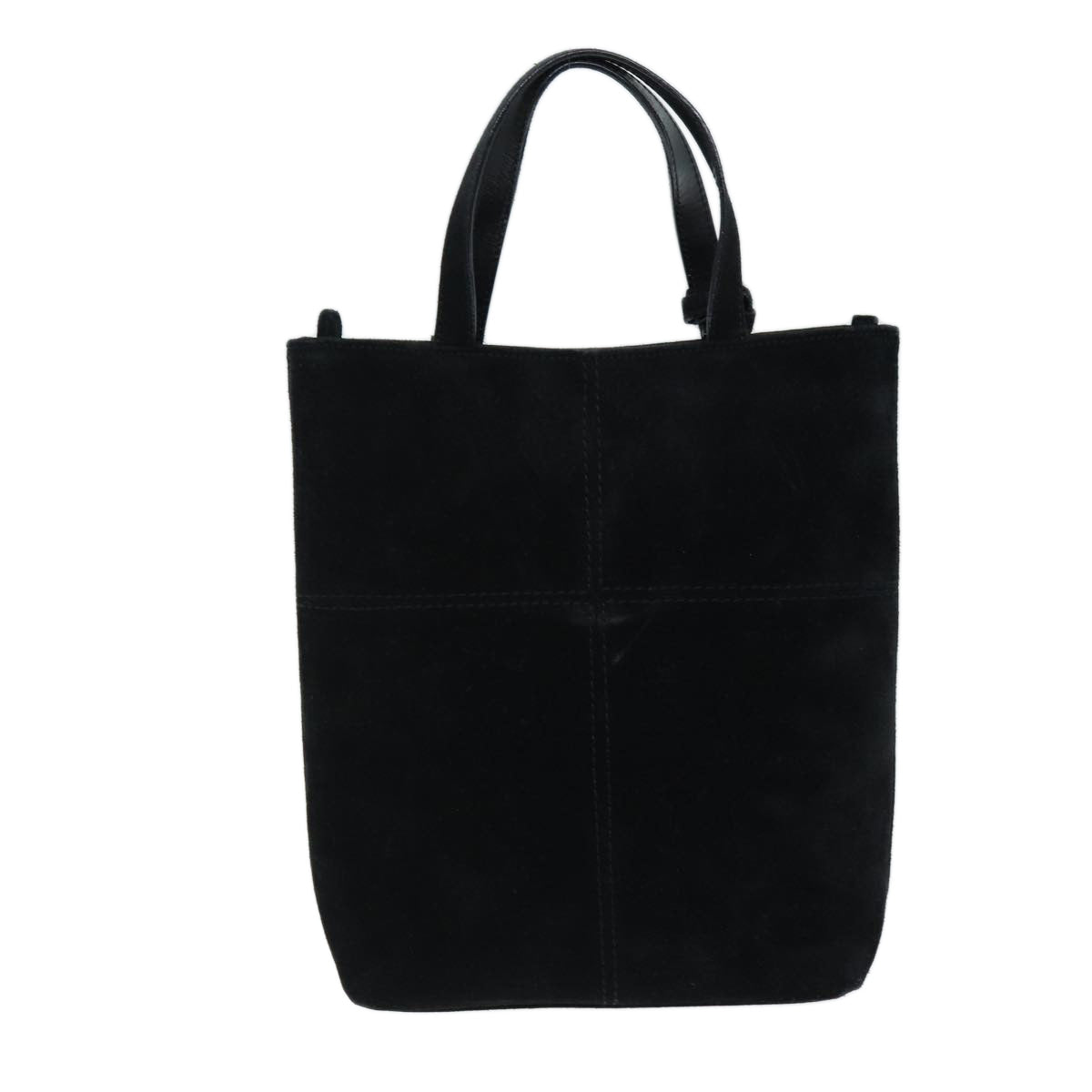 Gucci Sylvie Black Suede Handbag ()