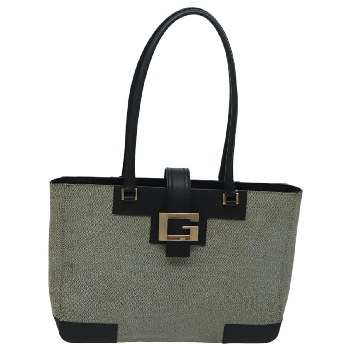 Gucci Grey Canvas Tote Bag ()