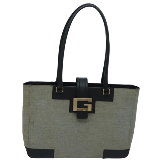 Gucci Grey Canvas Tote Bag ()