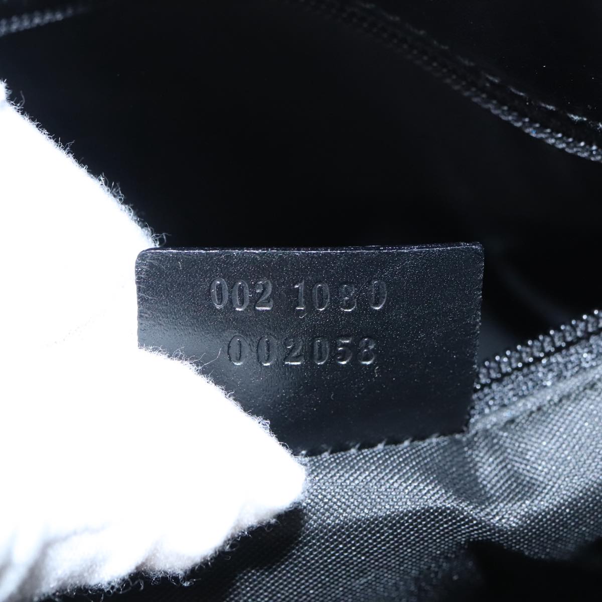 Gucci Black Canvas Handbag ()