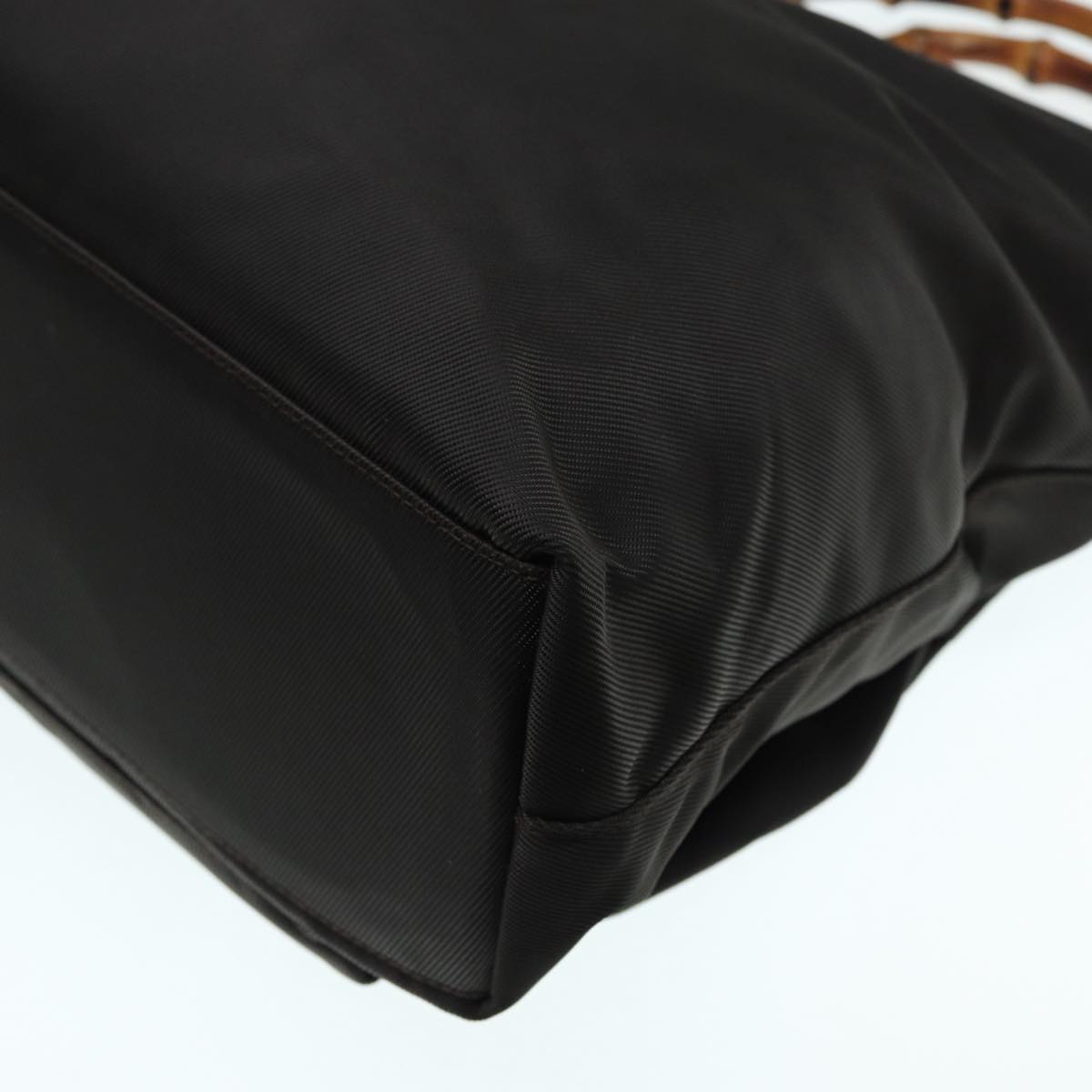 Gucci Bamboo Khaki Synthetic Tote Bag ()