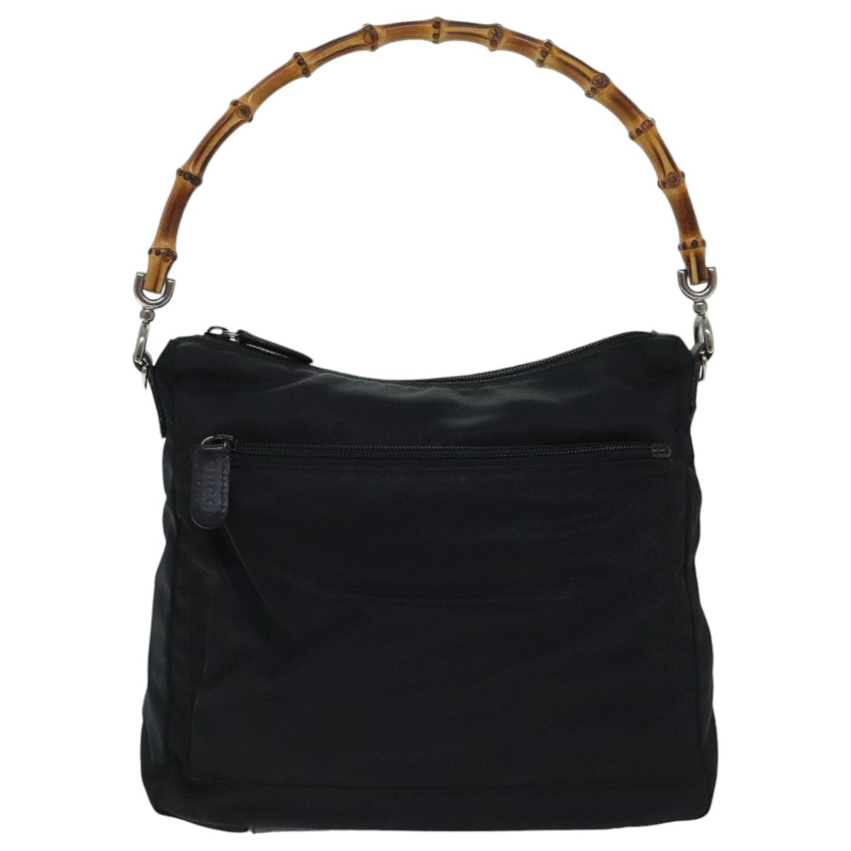 Gucci Bamboo Black Synthetic Handbag ()
