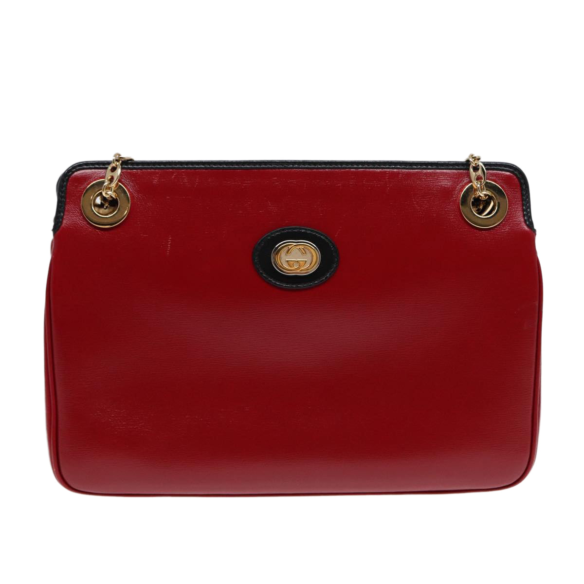 Gucci Marina Red Leather Shoulder Bag ()