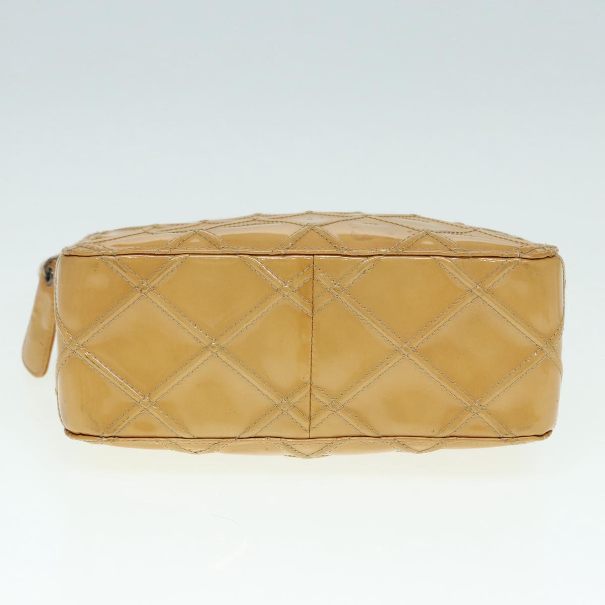 Chanel Yellow Leather Shoulder Bag ()