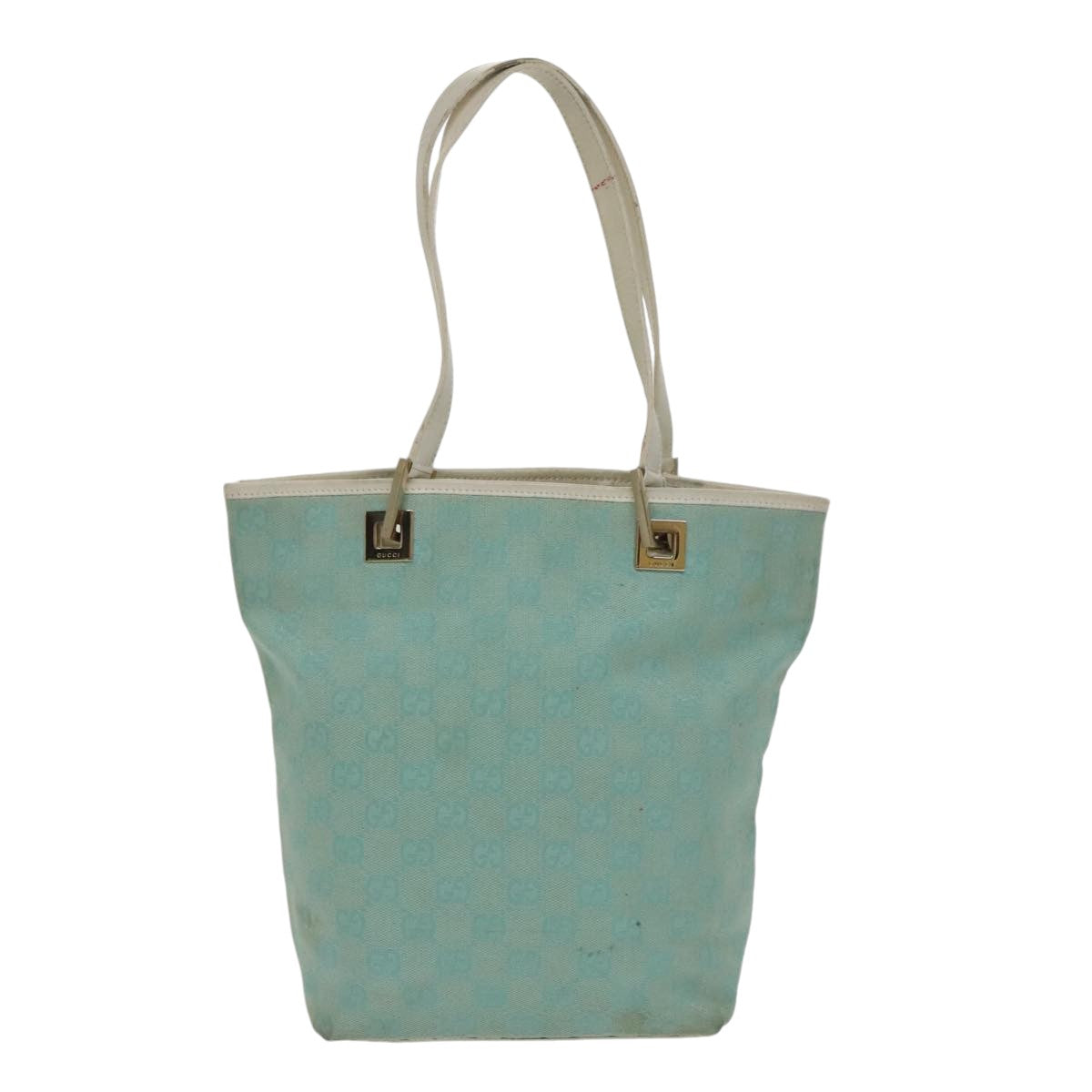 Gucci Blue Canvas Tote Bag ()