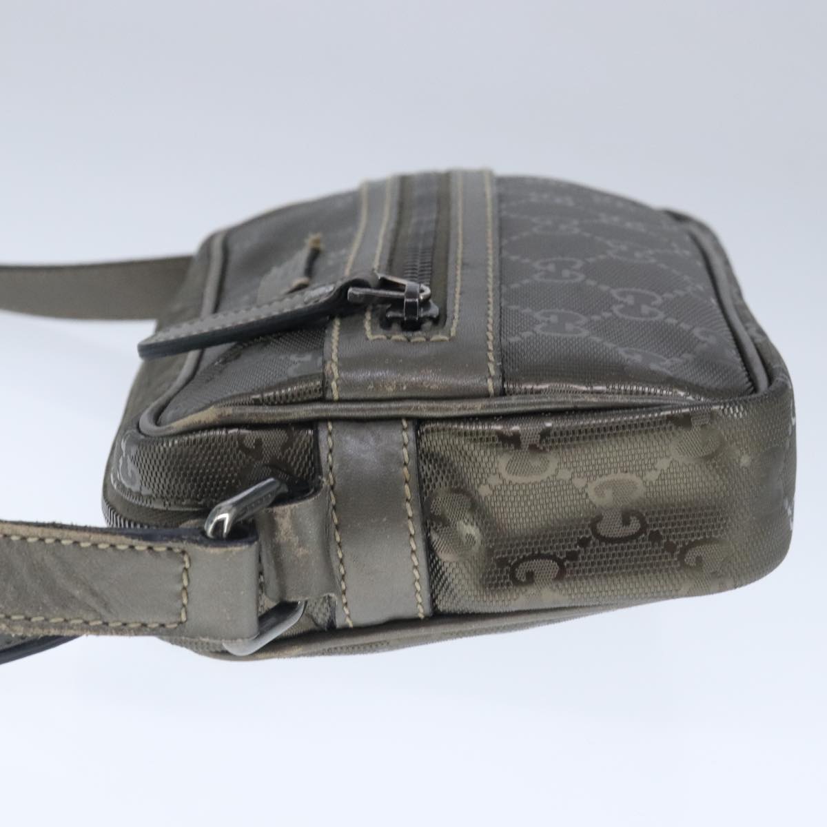 Gucci Imprime Brown Canvas Shoulder Bag ()