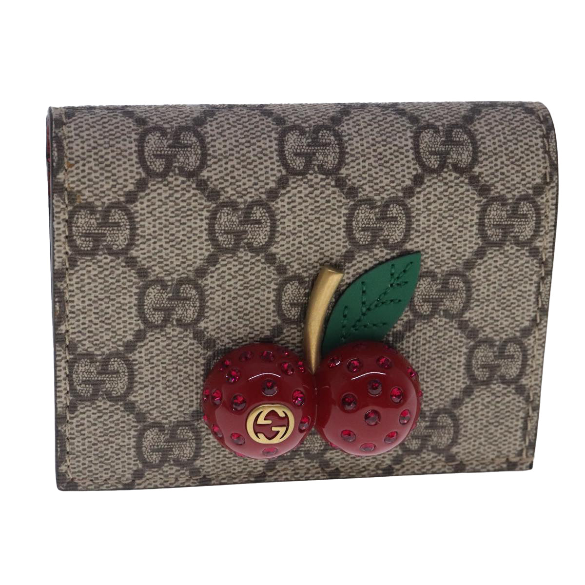 Gucci Beige Canvas Wallet  ()