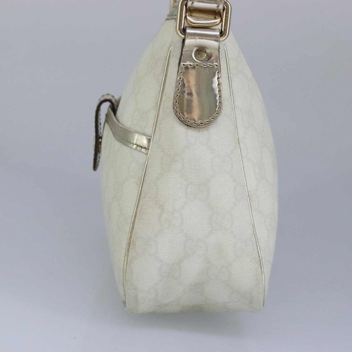 Gucci White Canvas Handbag ()