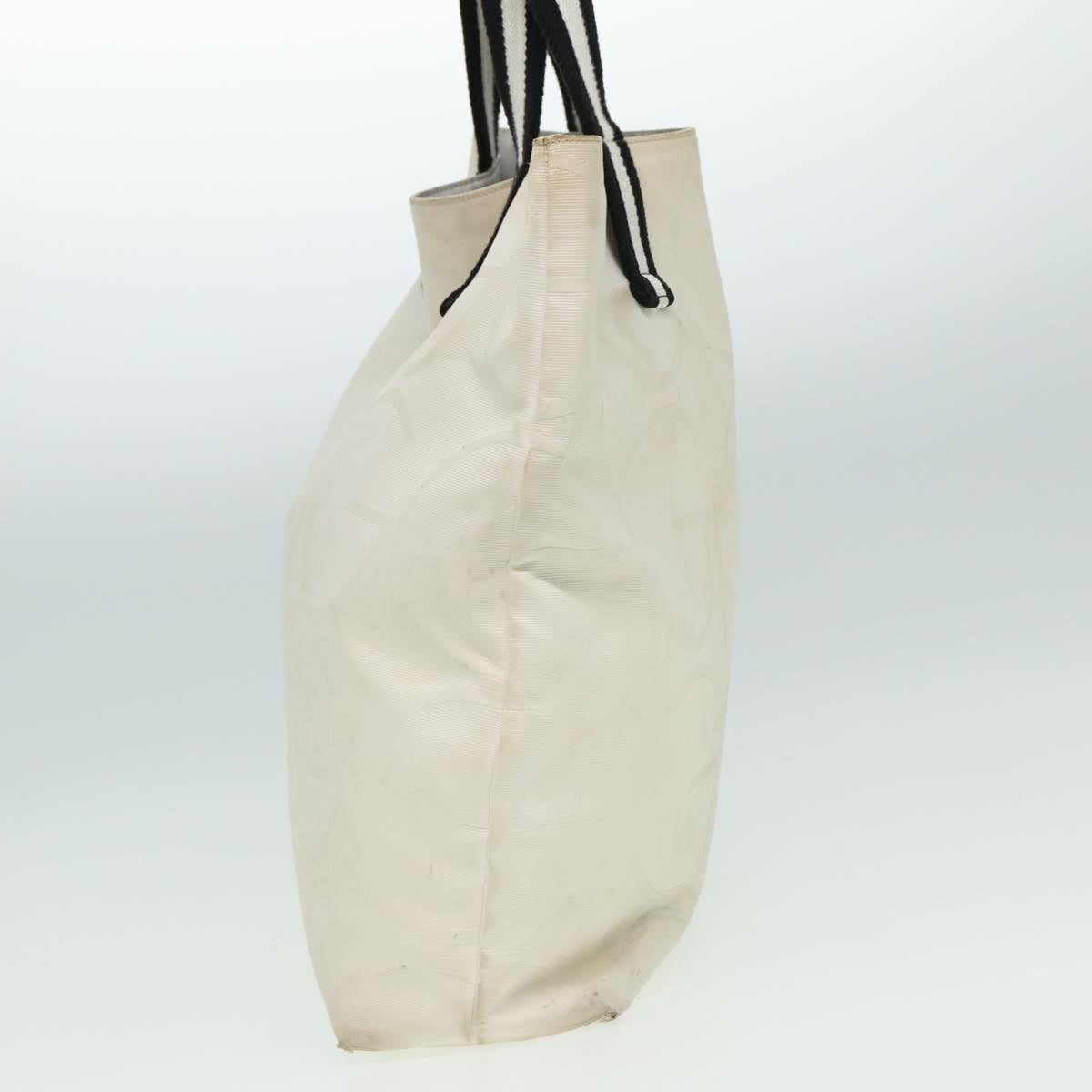Gucci Cabas White Canvas Tote Bag ()