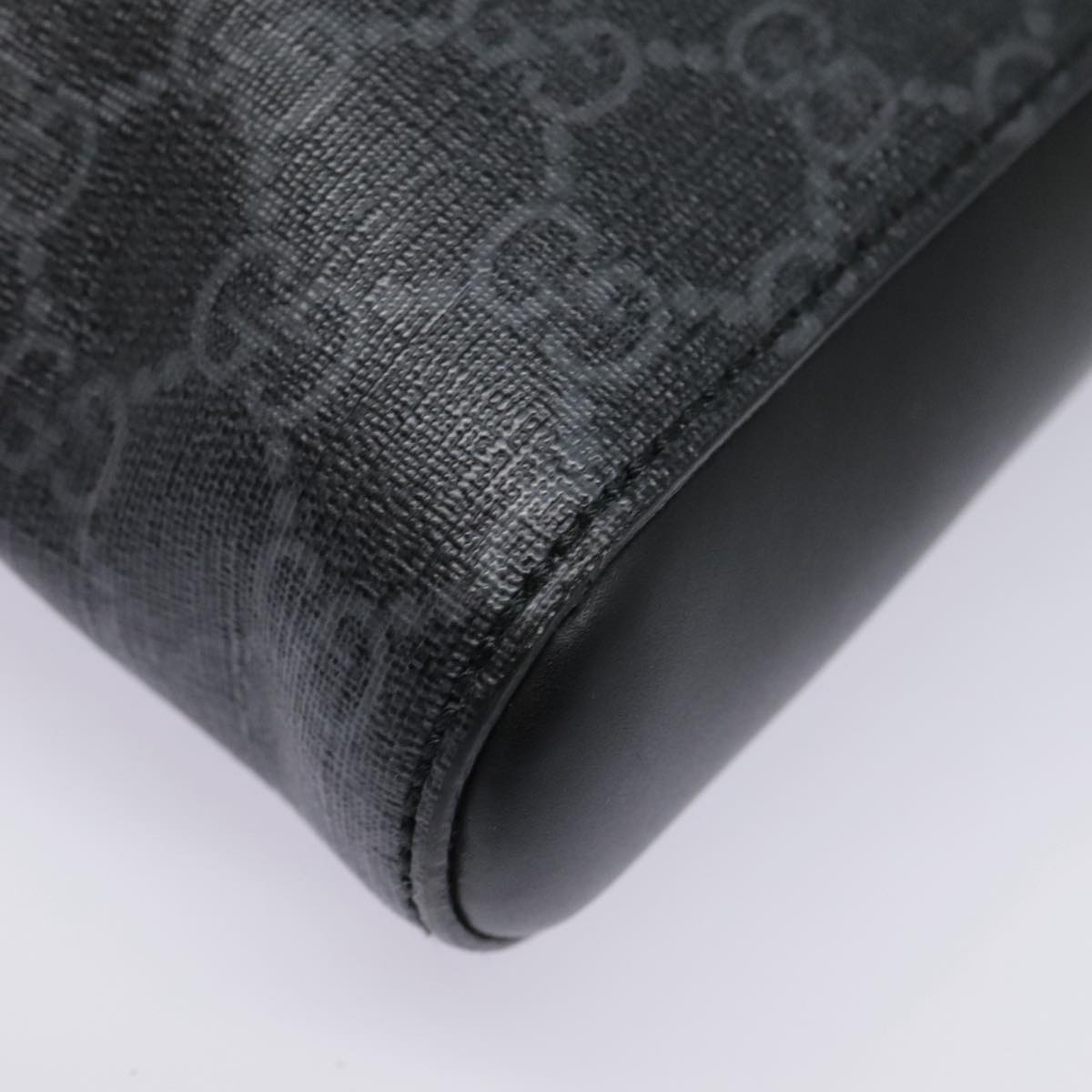 Gucci Jackie Black Canvas Shoulder Bag ()