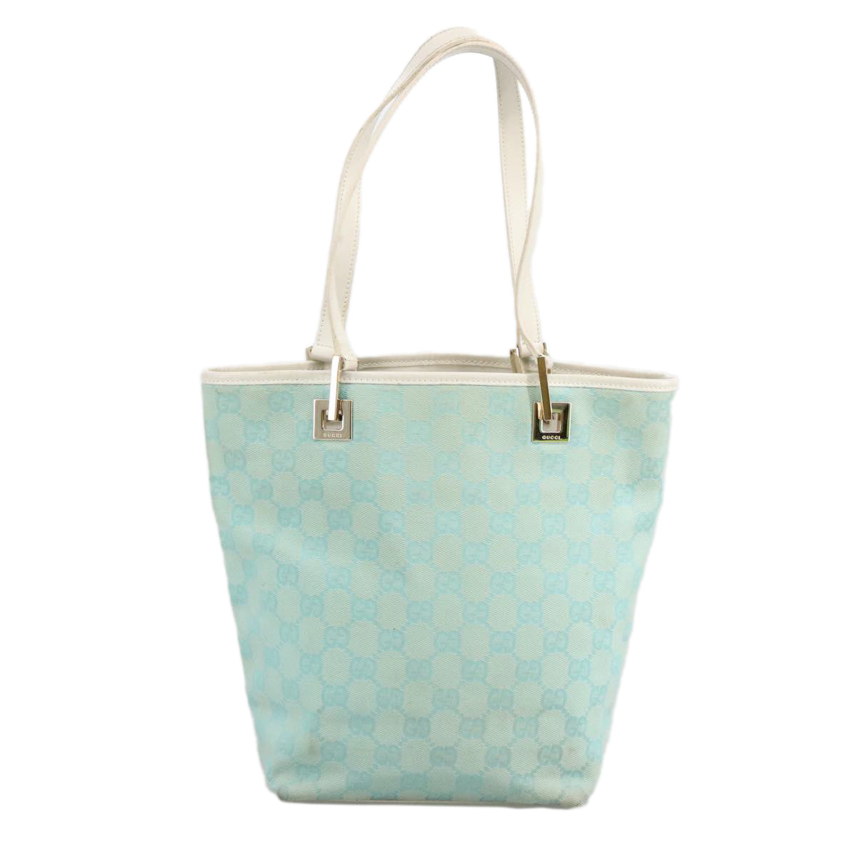 Gucci Blue Canvas Tote Bag ()