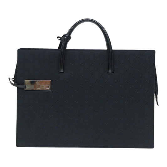Gucci Gg Canvas Black Canvas Handbag ()