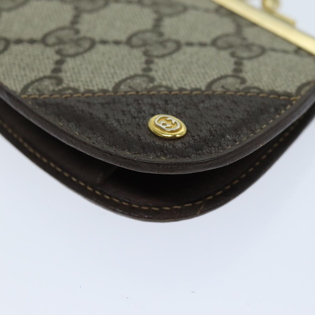 Gucci Gg Pattern Beige Canvas Wallet  ()