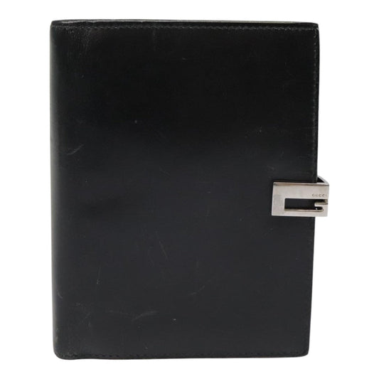 Gucci Couverture Agenda Black Leather Wallet  ()