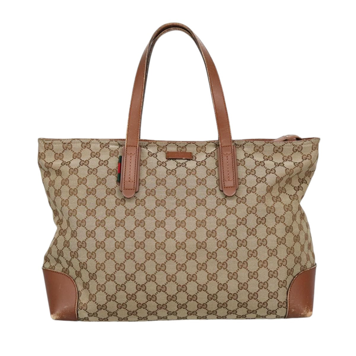 Gucci Beige Canvas Tote Bag ()