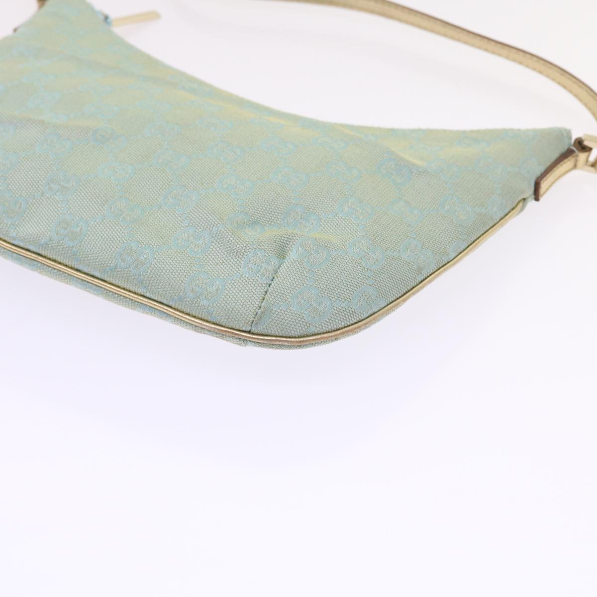 Gucci Gg Canvas Blue Canvas Clutch Bag ()