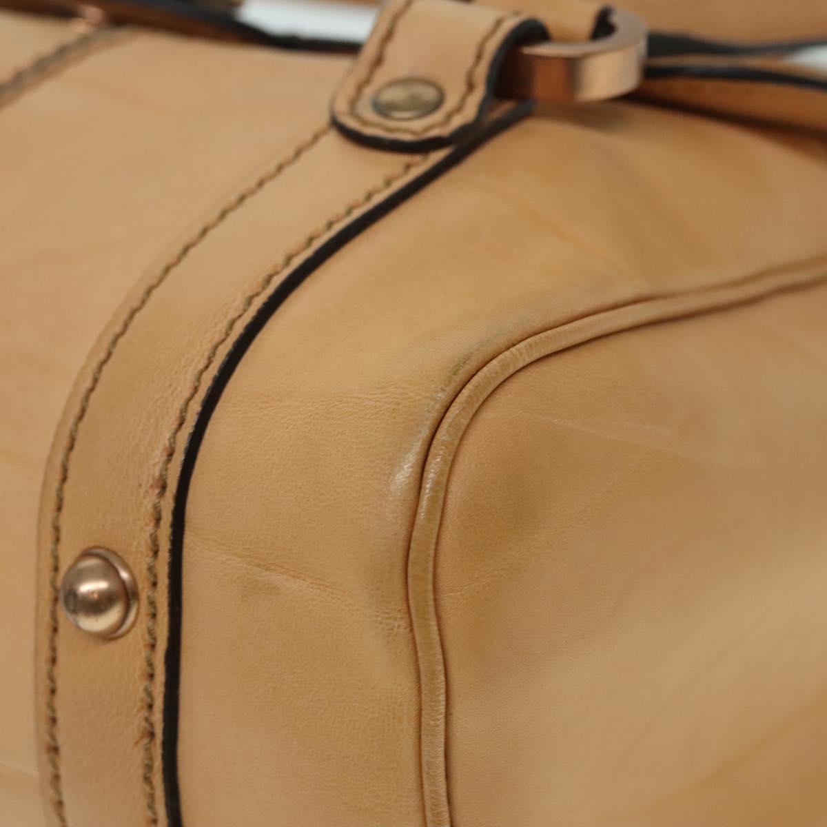 Gucci Beige Leather Handbag ()