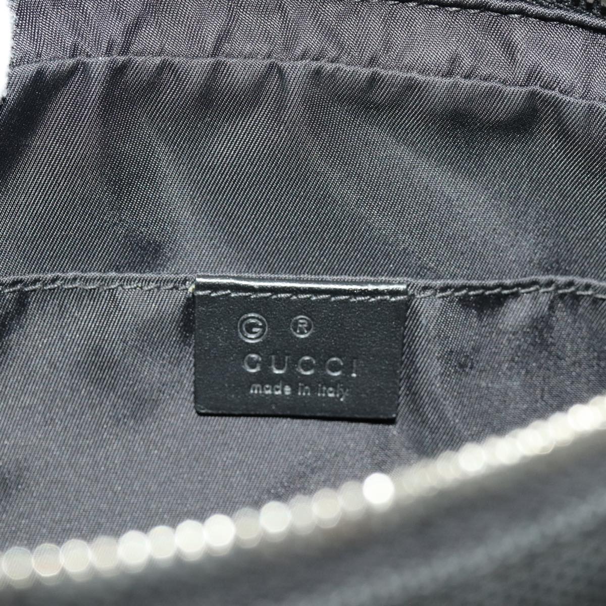 Gucci Black Canvas Shoulder Bag ()