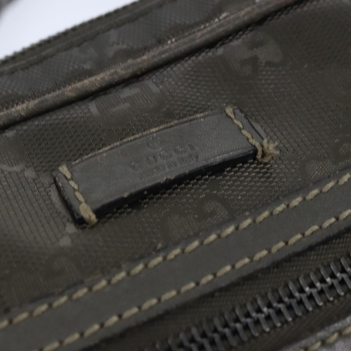 Gucci Imprime Brown Canvas Shoulder Bag ()