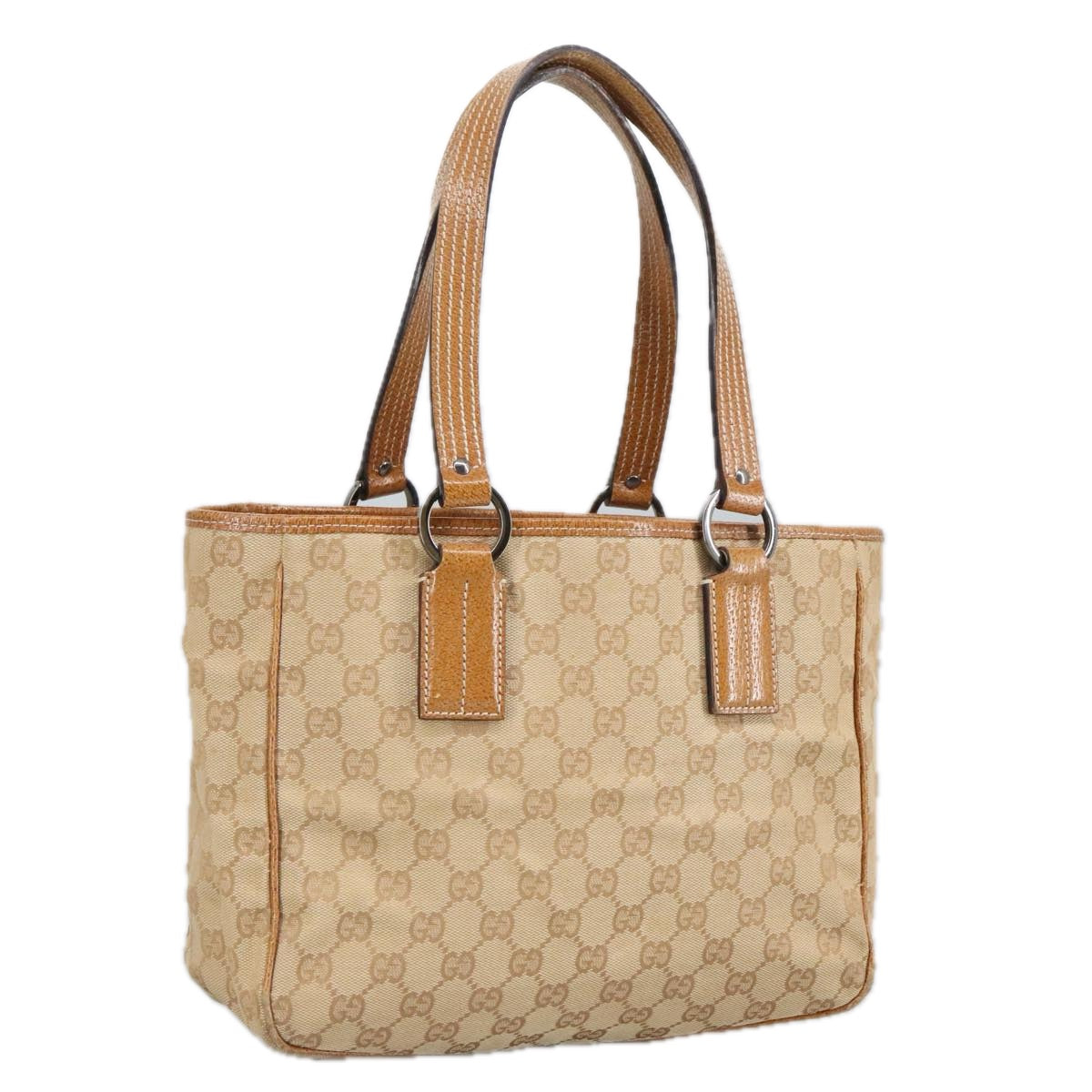 Gucci Beige Canvas Shoulder Bag ()