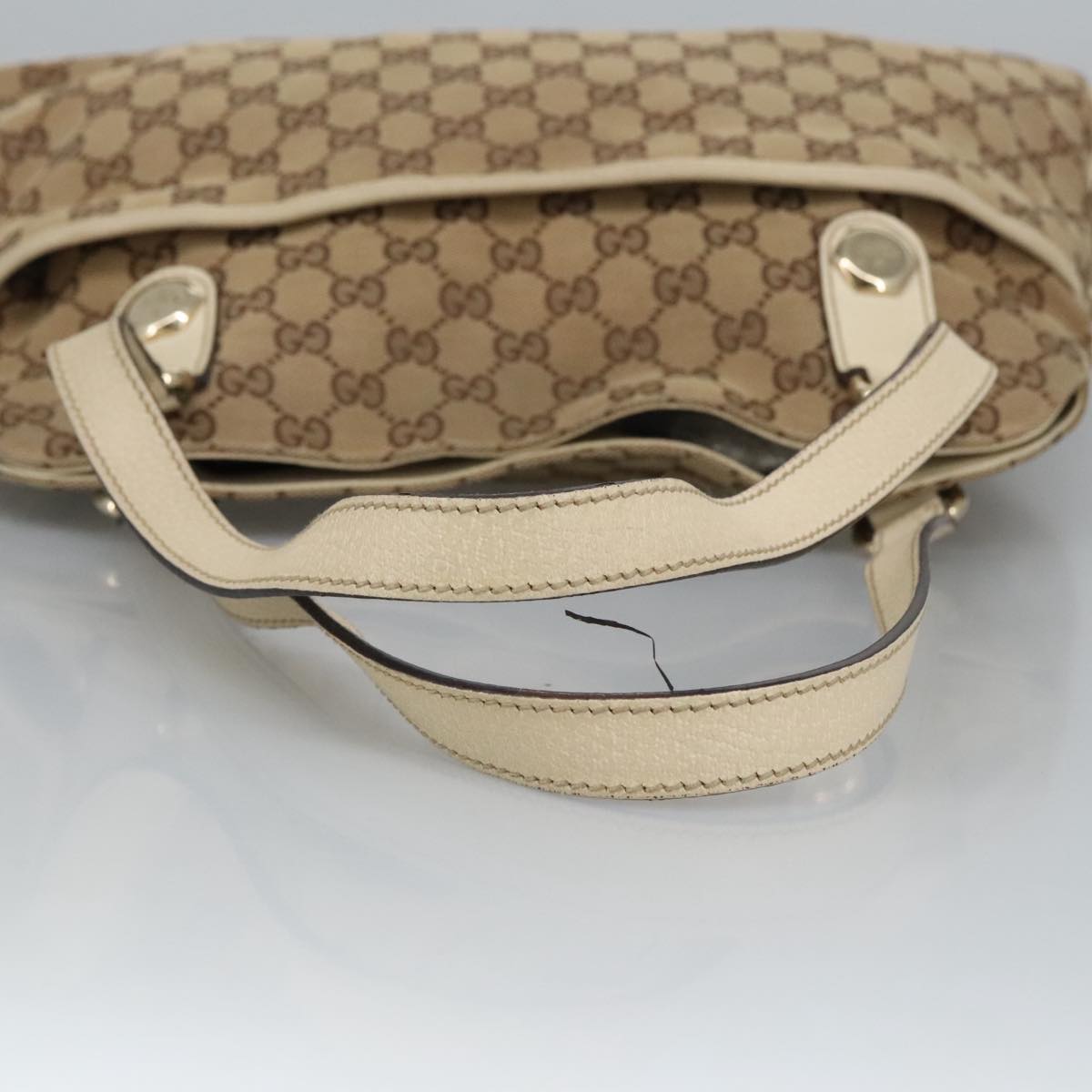 Gucci Beige Canvas Tote Bag ()