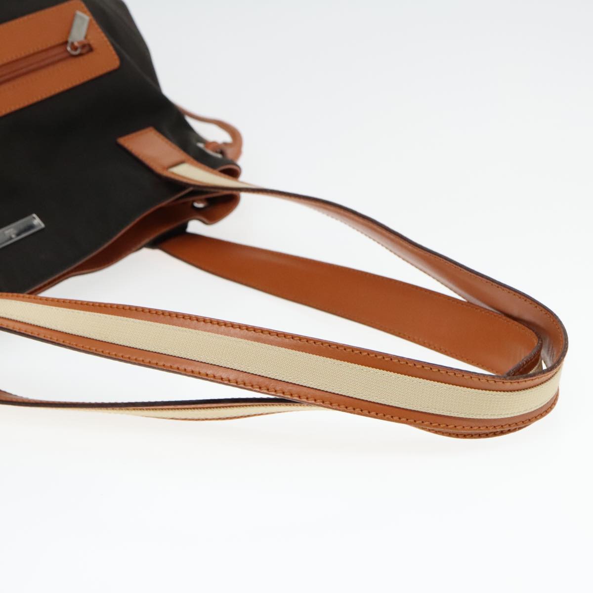 Gucci Khaki Canvas Tote Bag ()