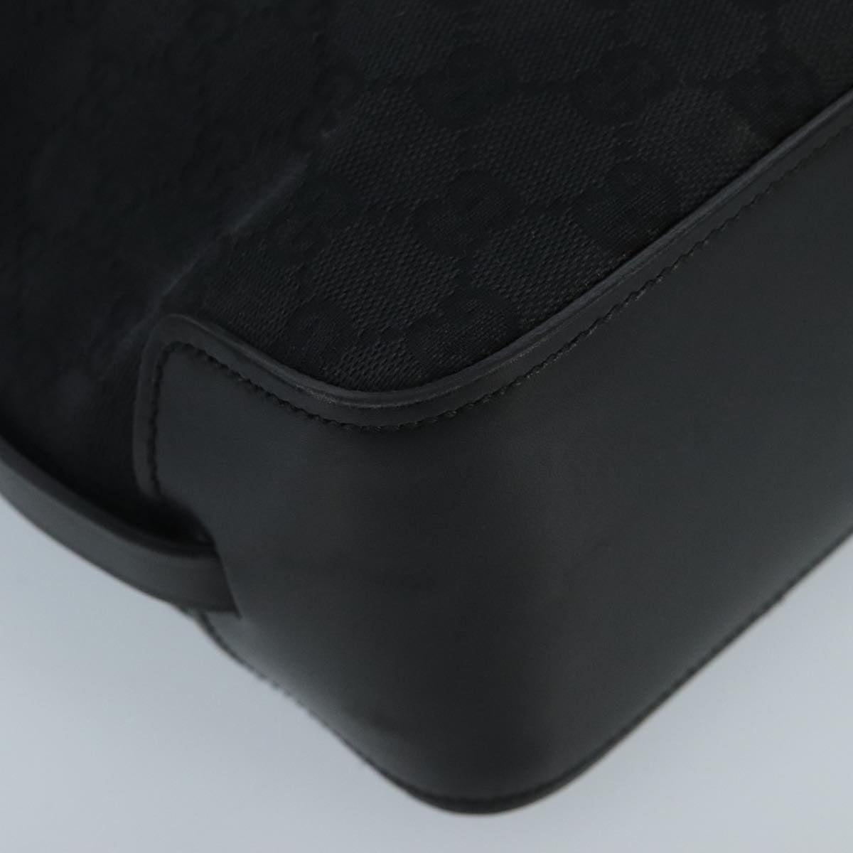 Gucci Black Canvas Tote Bag ()