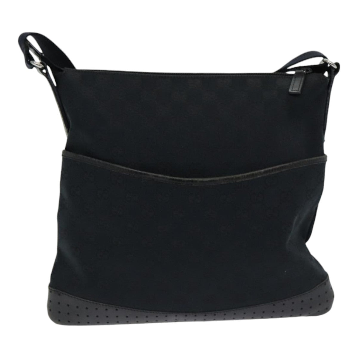 Gucci Gg Canvas Black Canvas Shoulder Bag ()