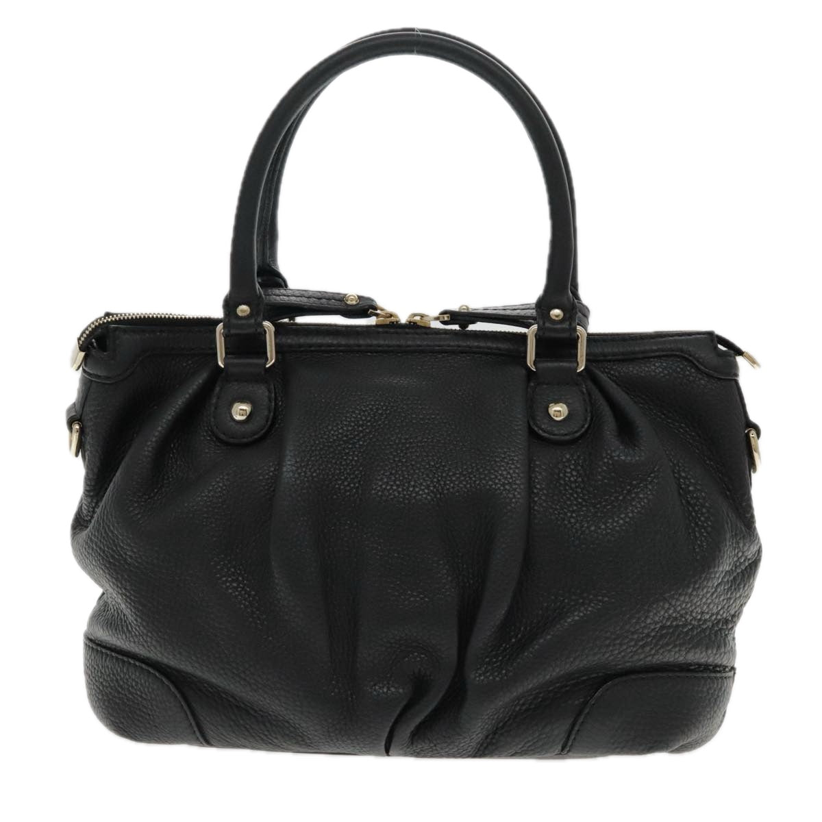 Gucci Sukey Black Leather Handbag ()