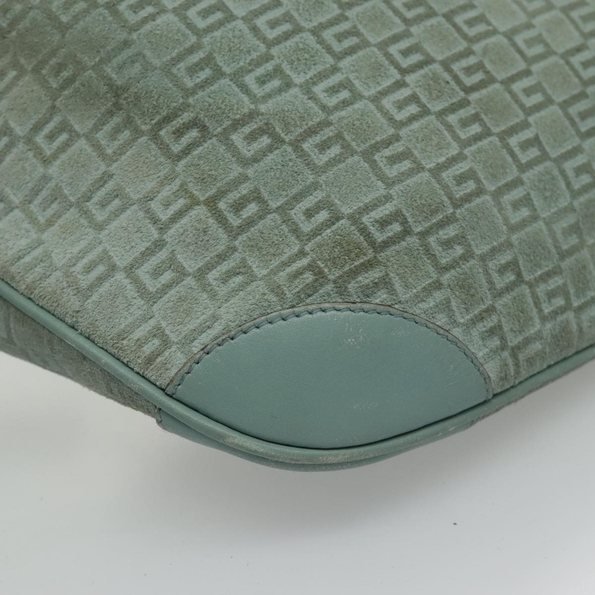 Gucci Hobo Blue Suede Shoulder Bag ()