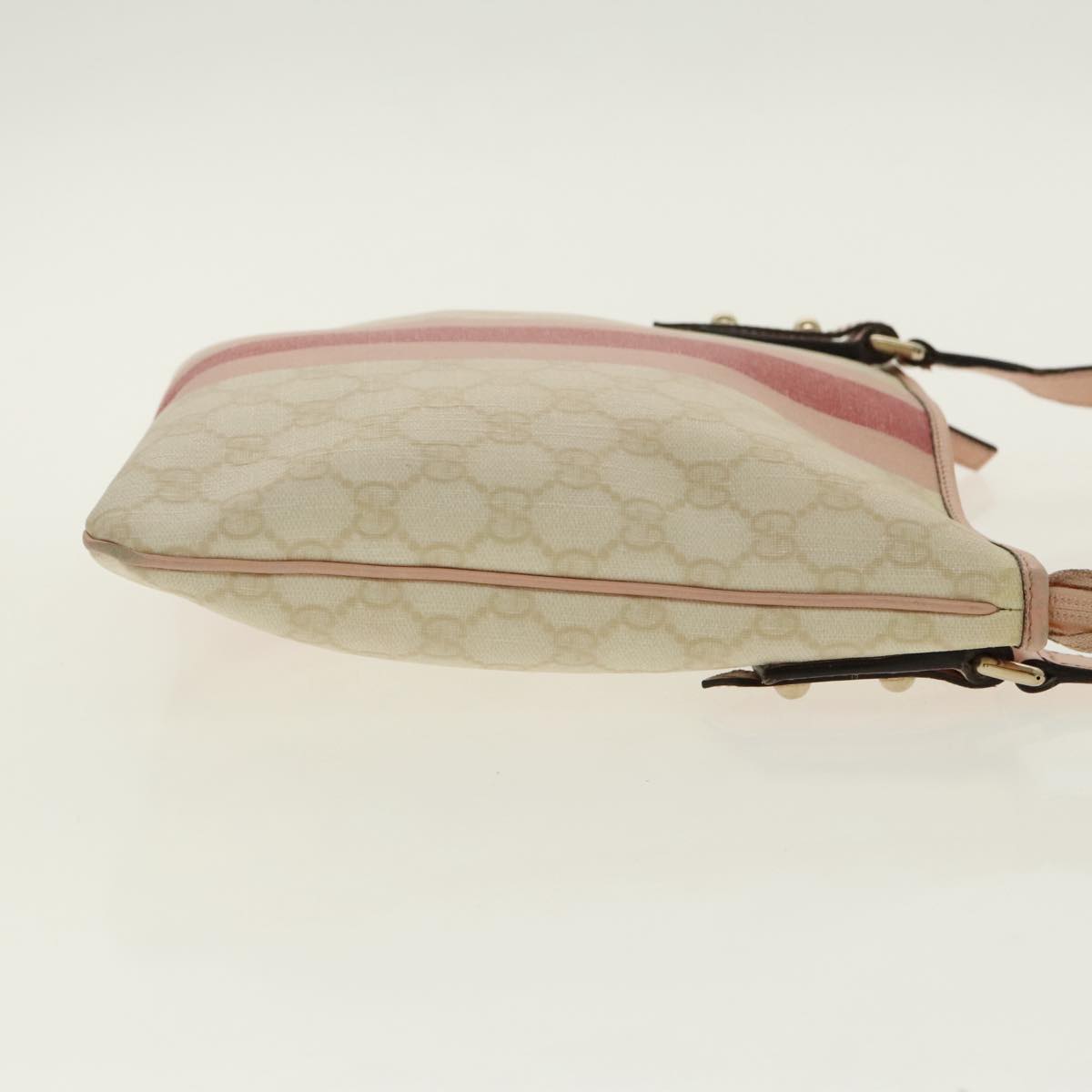 Gucci Sherry Pink Canvas Shoulder Bag ()