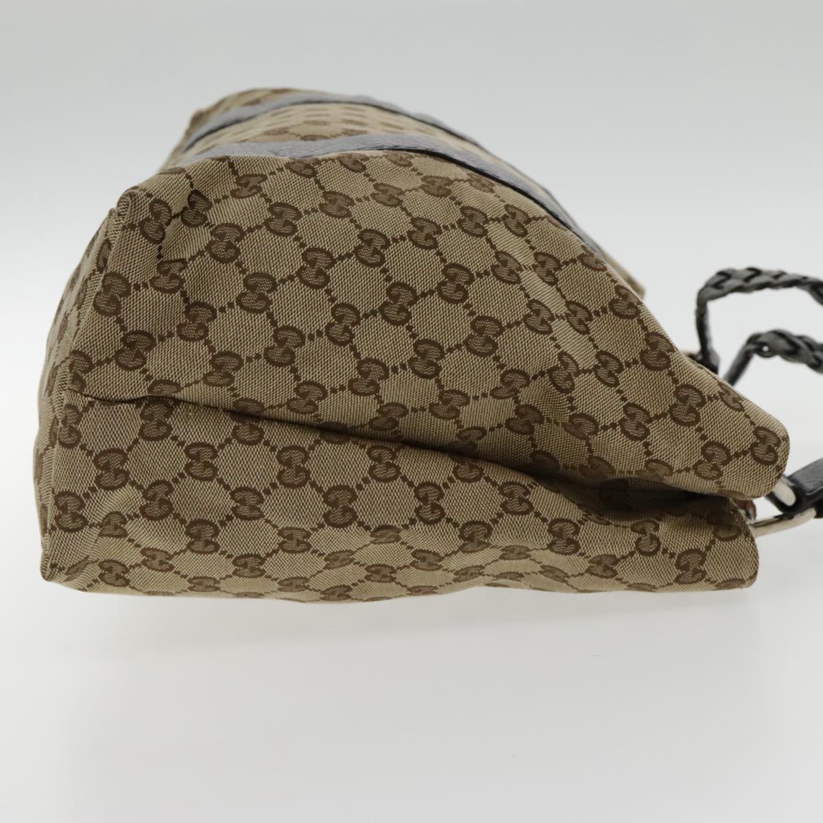 Gucci Bamboo Brown Canvas Tote Bag ()