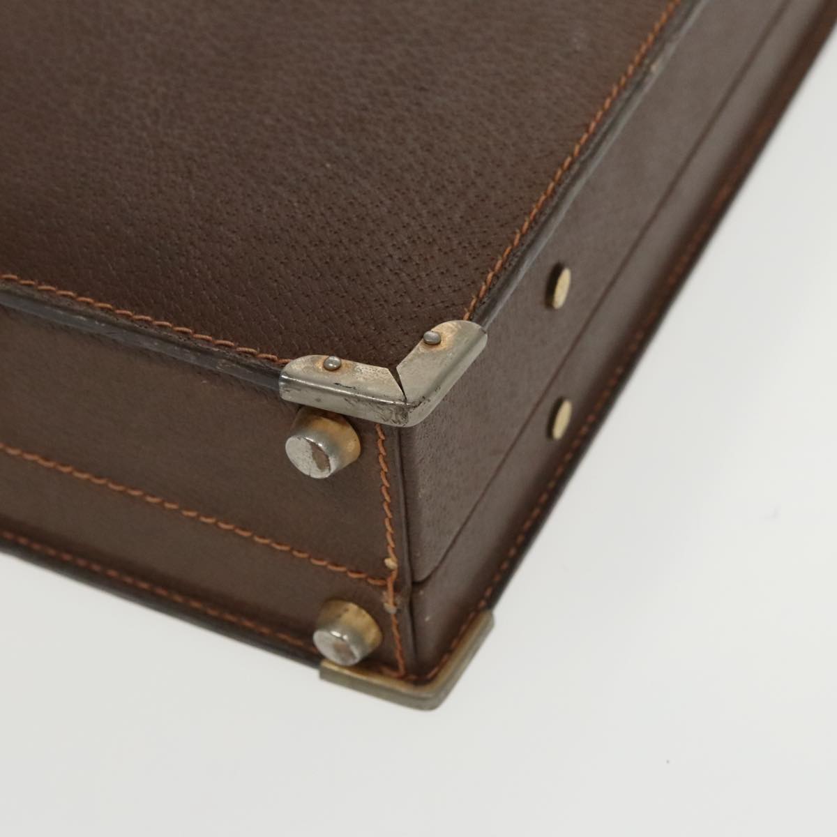 Gucci Brown Leather Travel Bag ()