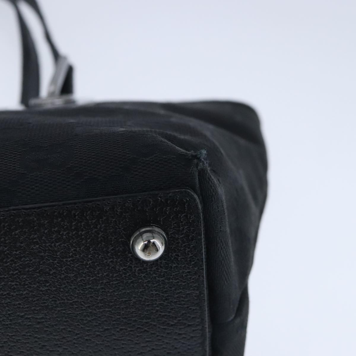 Gucci Black Canvas Tote Bag ()