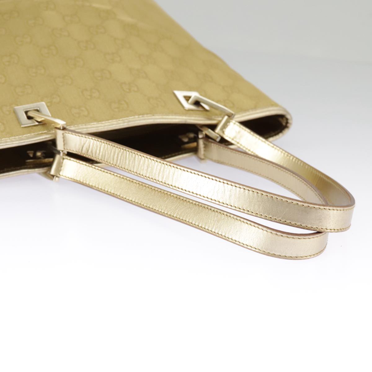 Gucci Gold Canvas Tote Bag ()