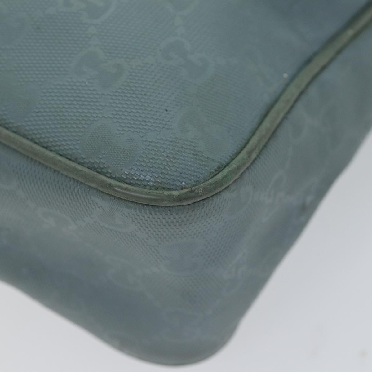 Gucci Gg Canvas Blue Canvas Shoulder Bag ()