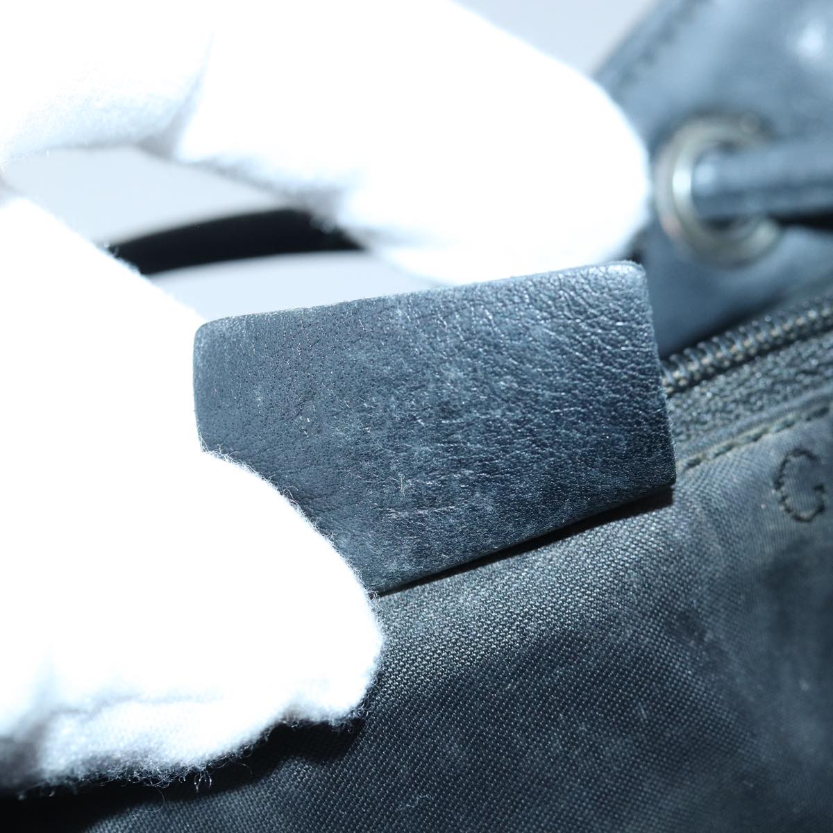 Gucci Black Synthetic Backpack Bag ()