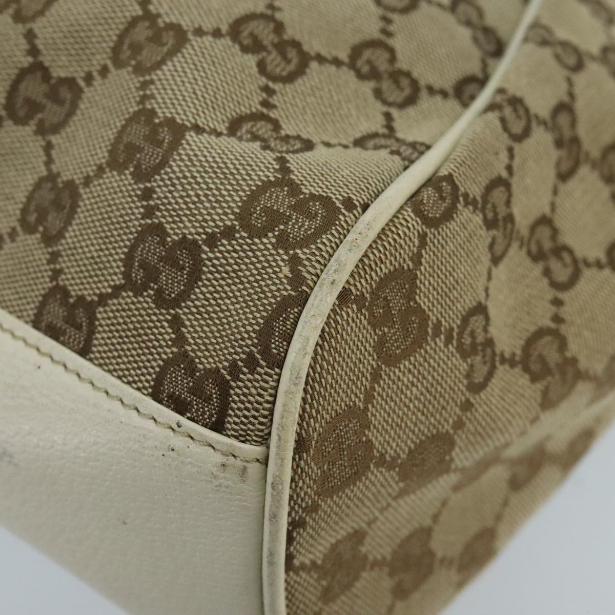 Gucci Beige Canvas Tote Bag ()