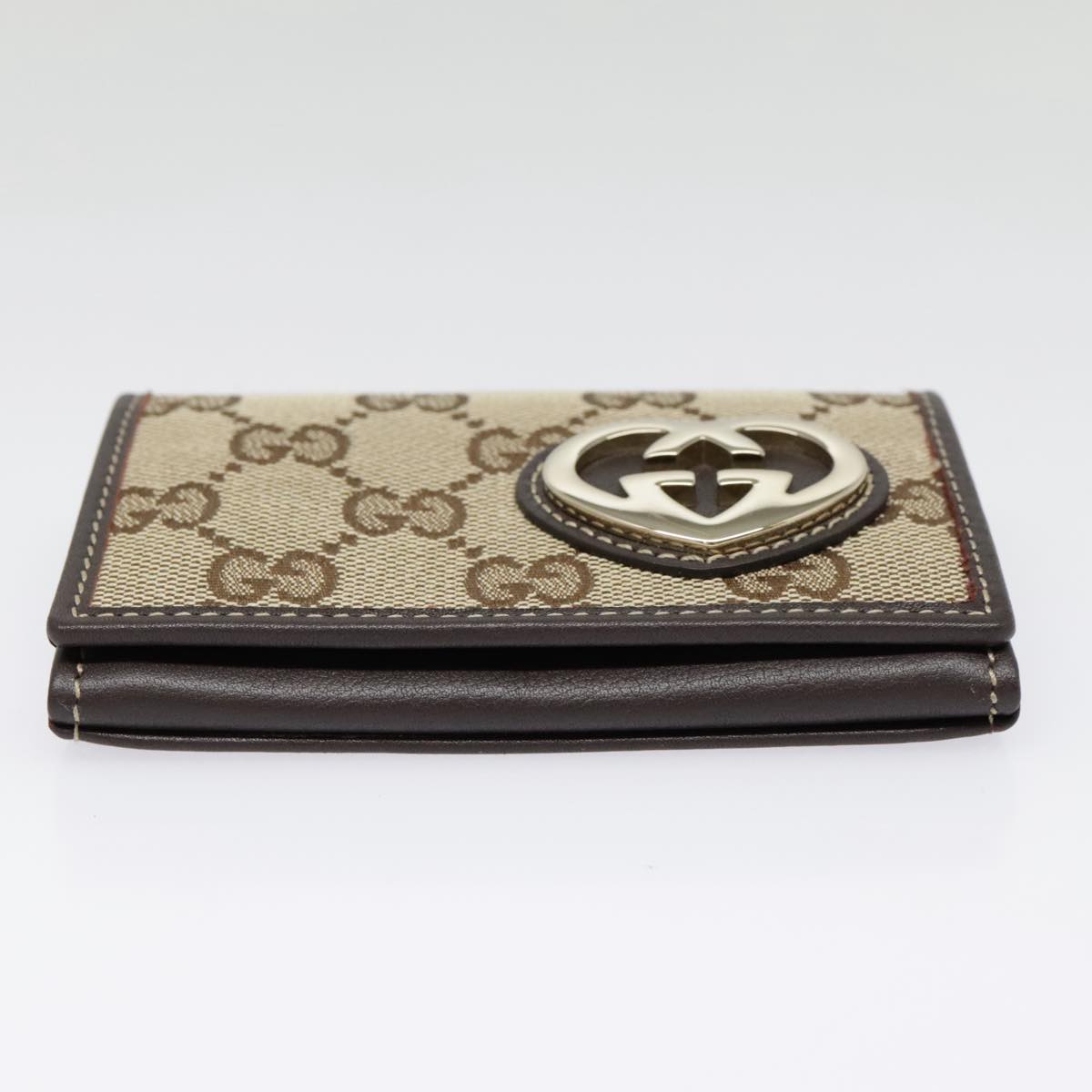 Gucci Gg Marmont Beige Canvas Wallet  ()