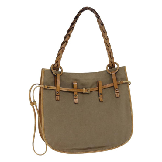 Gucci Beige Canvas Handbag ()