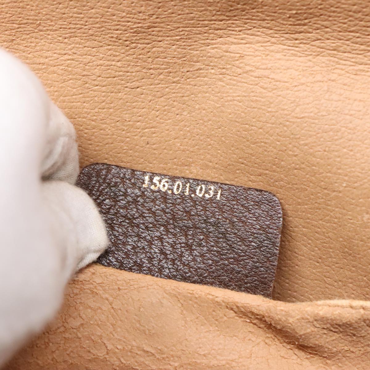 Gucci Beige Canvas Clutch Bag ()