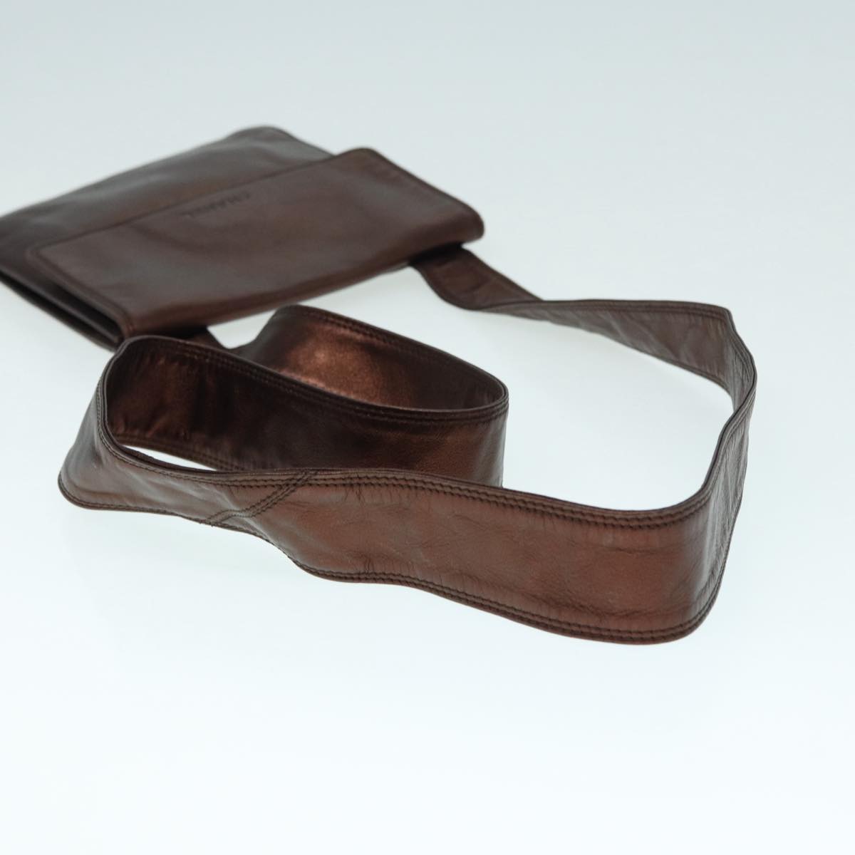 Chanel Brown Leather Shoulder Bag ()