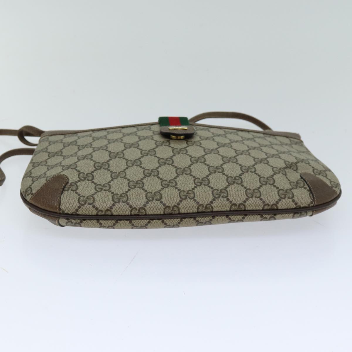 Gucci Ophidia Beige Canvas Shoulder Bag ()