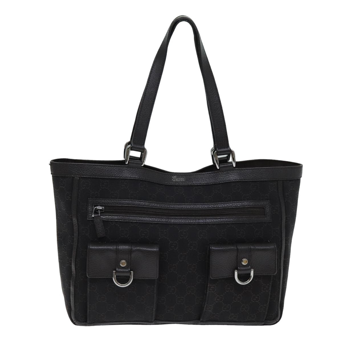 Gucci Abbey Brown Canvas Tote Bag ()