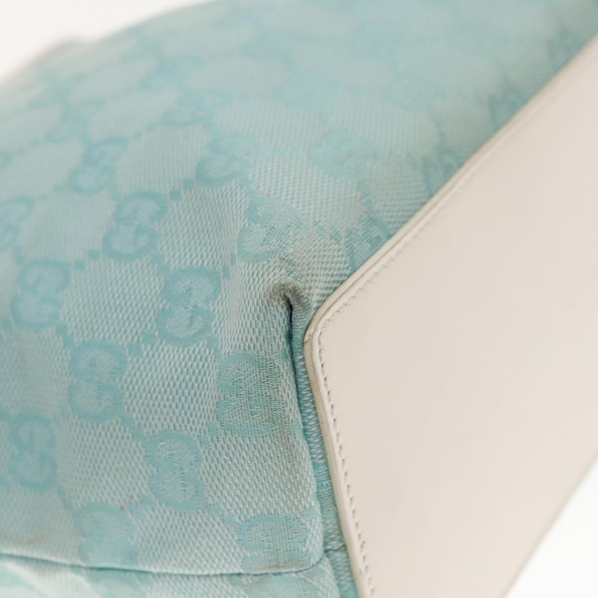 Gucci Blue Canvas Tote Bag ()