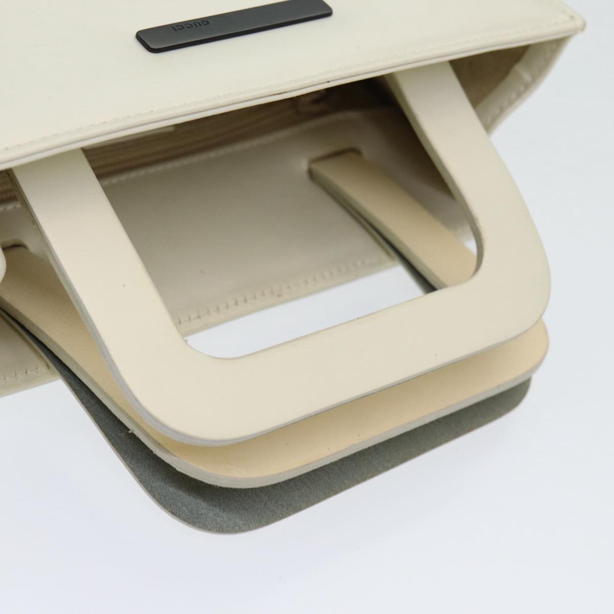 Gucci Jackie White Leather Handbag ()